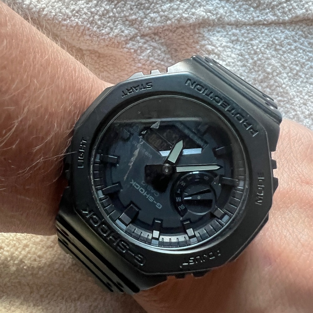Casio Black Smartwatch with Rugged Design